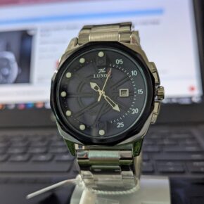 LUNOZ – Luxury Black Dial Quartz Wrist Watch